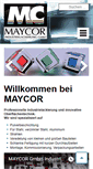Mobile Screenshot of maycor.com